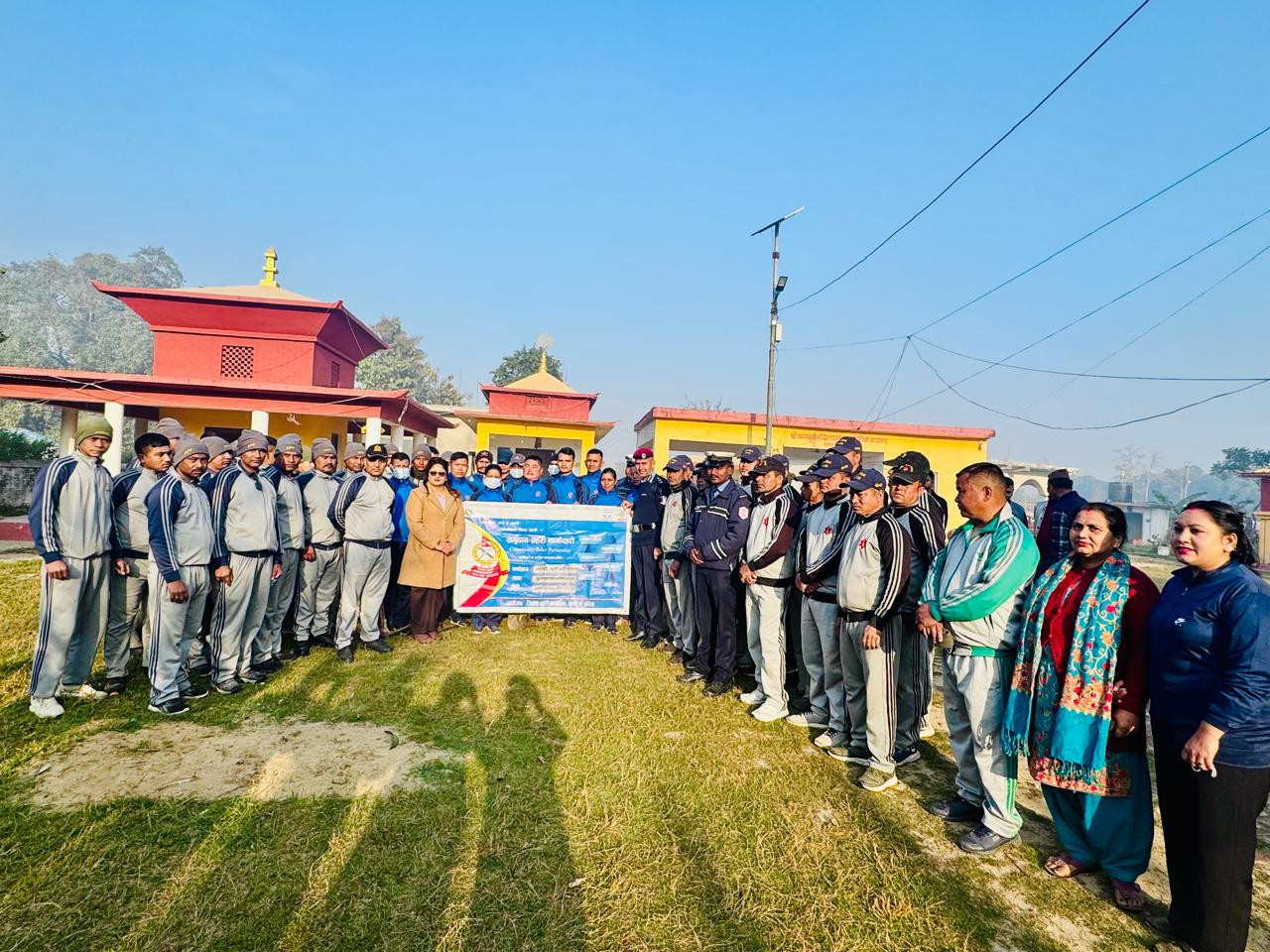 प्रजातन्त्र दिवस, २०८१ को अवसरमा सरसफाई तथा वृक्षारोपण एवम् फूलहरु रोपण